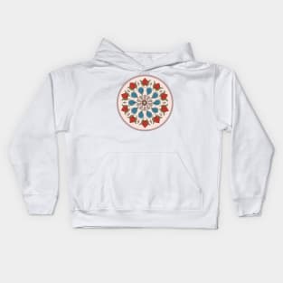 Kopie von Kopie von Kopie von Kopie von Kopie von Kopie von Kopie von Kopie von colorful circles | green and coral Kids Hoodie